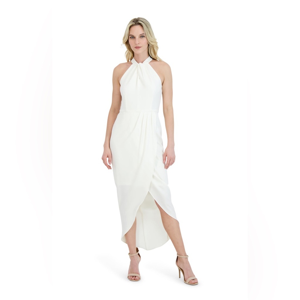 Julia Jordan White Midi Dress